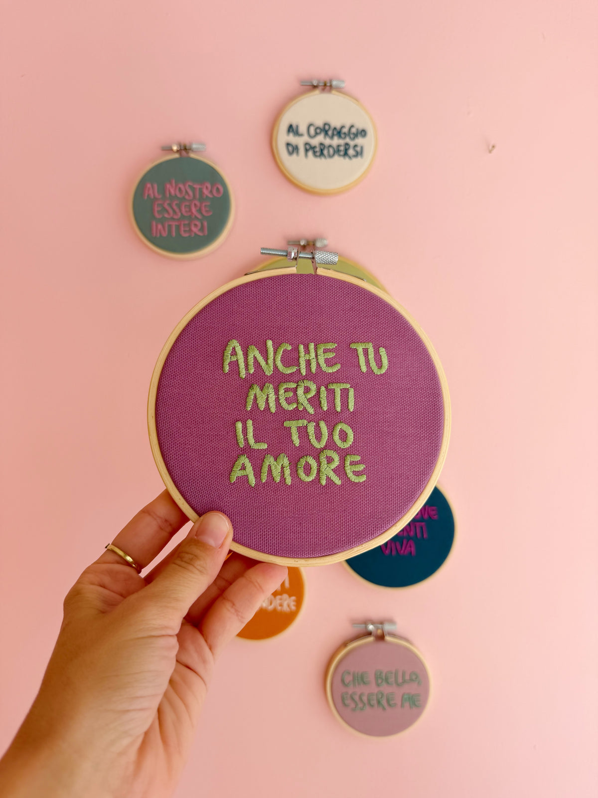 Telaio Anche tu meriti il tuo amore