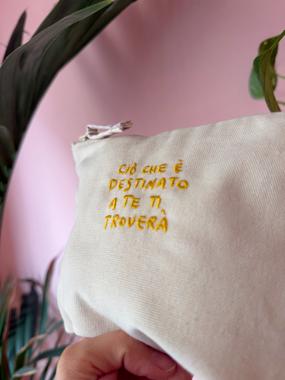Pochette Canvas Ciò che è destinato a te ti troverà
