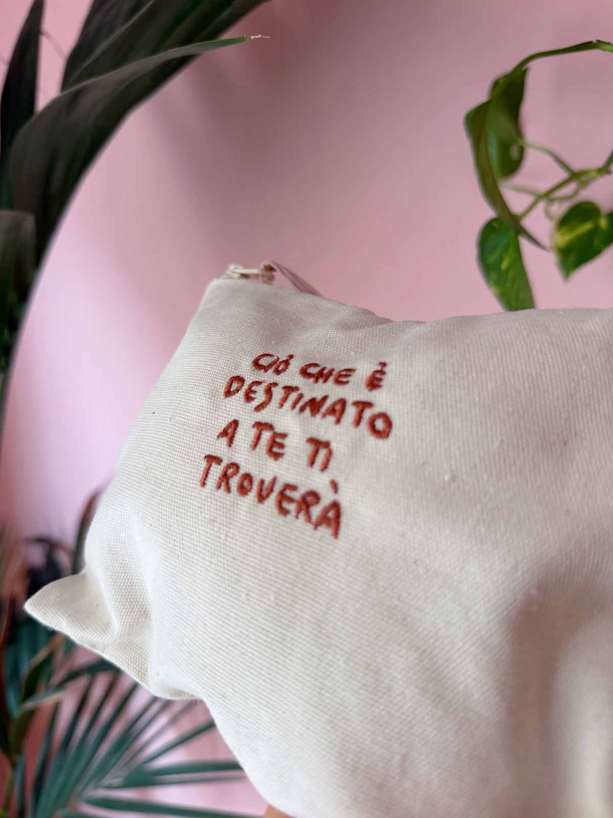 Pochette Canvas Ciò che è destinato a te ti troverà
