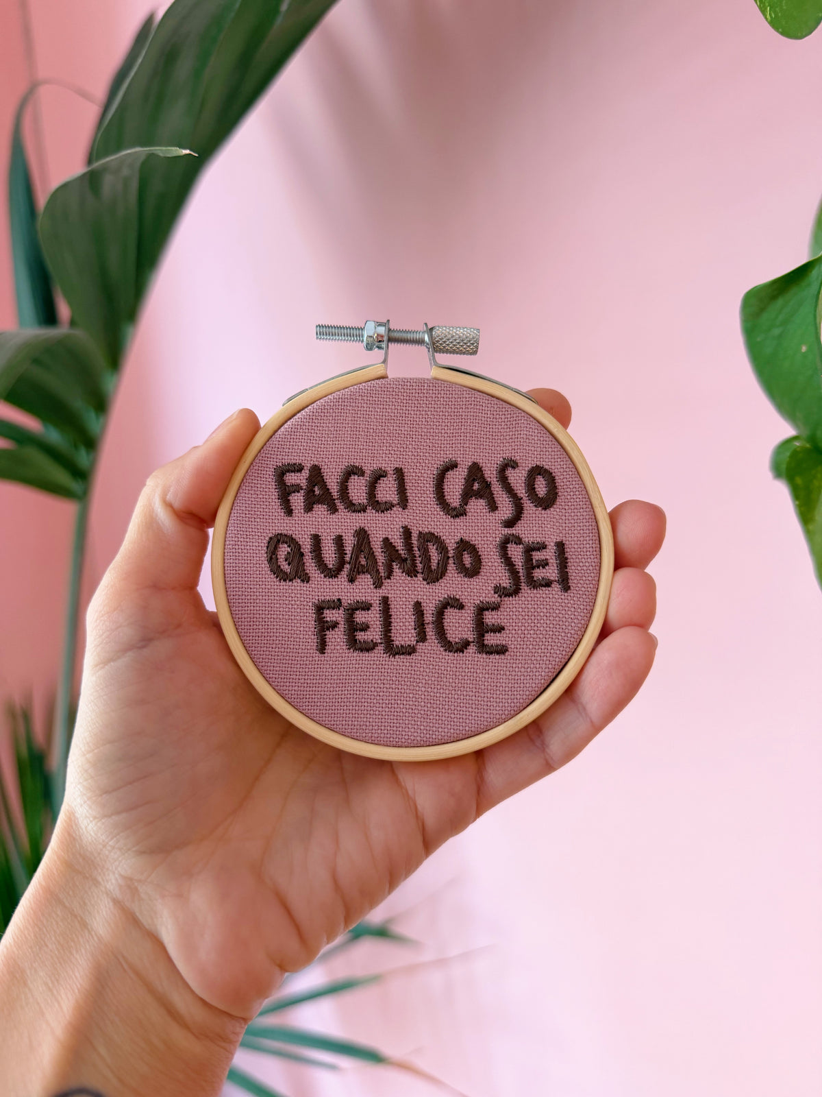 Telaio Facci caso quando sei felice