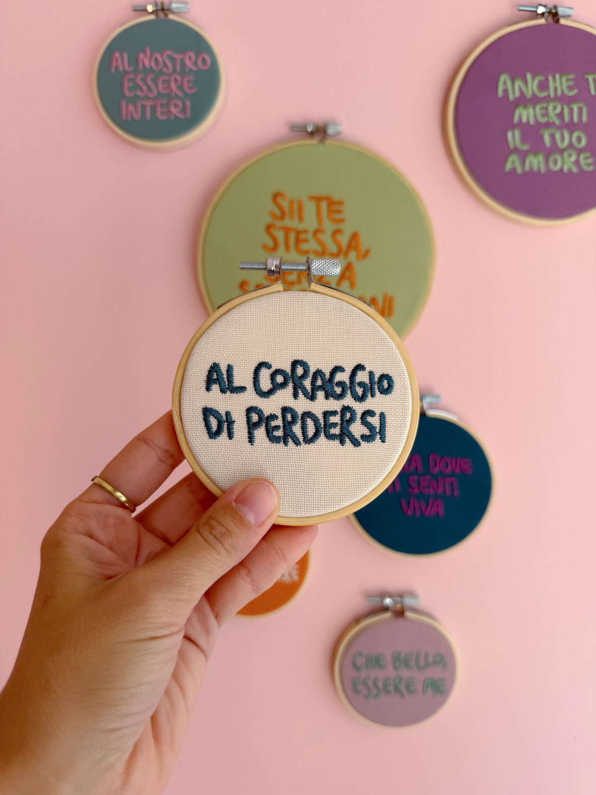 Telaio Al coraggio di perdersi