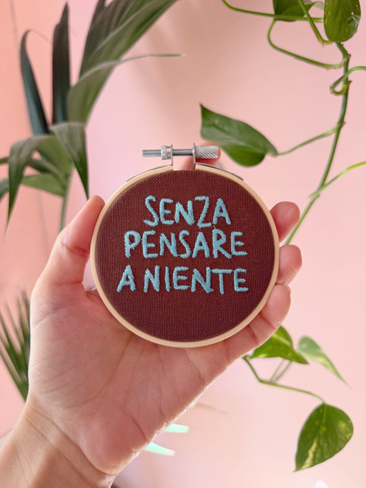 Telaio Senza pensare a niente