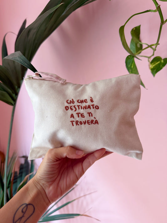 Pochette Canvas Ciò che è destinato a te ti troverà