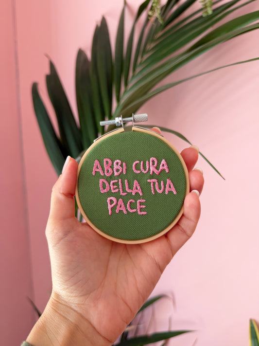 Telaio Abbi cura della tua pace